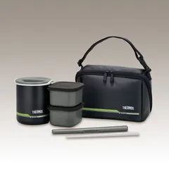 THERMOS(サーモス) 保温弁当箱 キャンプ・トレッキング キャンプ用品 ソノ他 DBQ502、(MTBK)マットブラック