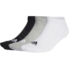 adidas(アディダス) 31 SPWクッション3Pローソックス マルチSPソックス (ebb61-ic1333)、MGRYヘザー/WHT