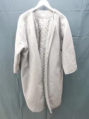 ◇ emmi 起毛　裏地　シンプル 長袖 コート 表記なし ブラウン系 レディース E  【1302060022664】