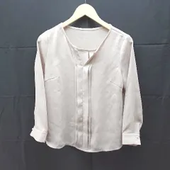 ◇ ROPE PICNIC Vネック　シンプル 長袖 ブラウス サイズ38 ベージュ系 レディース E  【1302060022619】