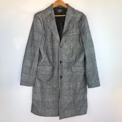 AZUL BY MOUSSY チェック柄チェスターコート メンズ L グレー 3082202512270006