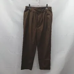 ◇ SELECT MOCA テーパード 柔らか素材 ノンストレッチ カジュアル タックパンツ サイズM ブラウン レディース E  【1302060028604】