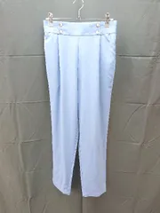 ◇ SIMPLICIT’E とろみ サラサラ生地 ストレッチ ウエストゴム タックパンツ サイズ表記無し ブルー系 レディース E  【1302060032205】
