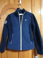 le coq sportif ルコックスポルティフ ゴルフ ネイビ キルティング ジップアップ ジャケット