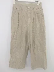 ◇ URBAN RESEARCH DOORS コーデュロイ タック ワイド パンツ サイズ36 ベージュ系 レディース P  【1303070000581】