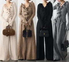 フロントフリル美ラインニットセットアップ