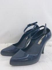 ◇ Melissa メリッサ ポインテッドトゥ アンクルストラップ ヒール パンプス サイズBRA33/34 ネイビー レディース E 【1303280003150】