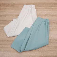 ◇ 《 Sunaqua まとめ売り ２点セット32/ＳＳサイズ グリーン　オフホワイト 台形 ミニ スカート レディース 》 E  【1303290012685】