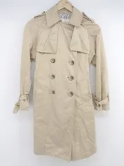 ◇ ◎ COCODEAL ココディール ウエストベルト付き 長袖 トレンチ コート サイズ1 ベージュ系 レディース P 【1304010008360】