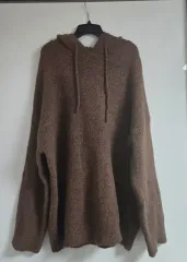 ブラウン フード ニット 未使用