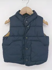 ◇ babyGAP ベビーギャップ キッズ 子供服 中綿 ベスト サイズ18-24 MONTHS ネイビー レディース メンズ E  【1304050001475】