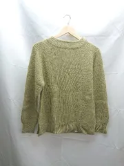 ◇ GLOBAL WORK グローバルワーク くすみカラー シンプル 長袖 ニット セーター サイズM グリーン系 レディース E  【1304050024450】