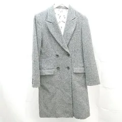 ◇ URBAN RESEARCH ROSSO ロッソ 無地 シンプル 長袖 チェスターコート サイズF グレー レディース E  【1304050024405】