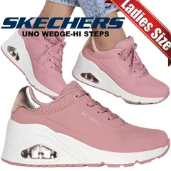 スケッチャーズ ウノ ウェッジ ハイ ステップス ローズ SKECHERS UNO WEDGE-HI STEPS ROSE 177520-ros