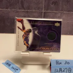 2000 Upper Deck Ovation Kobe Bryant LOS ANGELES LAKERS A Piece of History Authentic Game-Worn Shoe 経年劣化 カード