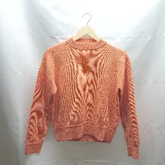 ◇ ROPE PICNIC ロペピクニック クルーネック 綺麗め 春カラー 長袖 ニット セーター サイズ40 オレンジ レディース E  【1304050026843】