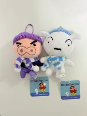 (新品 まとめ売り) クレヨンしんちゃん シロ ブリブリ ぬいぐるみ キーホルダー フィギュア ガチャ