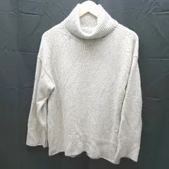 ◇ mysty woman タートルネック 無地 シンプル 春色 長袖 ニット セーター フリーサイズ グリーン レディース E  【1304050027130】