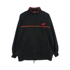 プーマ (MEN - L) ポリ 刺繍 ロゴ ジップアップ ジャージ