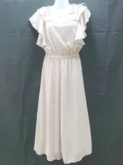 ◇ MAJESTIC LEGON フリル　裏地　切り返し　ウエストゴム ノースリーブ オーバーオール サイズM ピンク系 レディース E  【1304050028755】のサムネイル