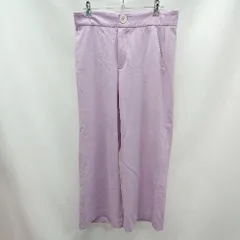 ◇ ZARA　WOMAN　ザラウーマン フロントファスナー シンプル 春カラー ストレートパンツ サイズUSA S ピンク レディース E  【1304050029615】