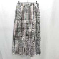 ◇ CIAOPANIC TYPY チェック柄 ウエストゴム バックスリット ロング タイト スカート サイズONE マルチ レディース E  【1304050029530】
