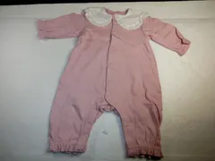 ■GU ジーユー ロンパース 60cm ピンク 衿付き