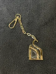 (新品) GOLD メタル チェーン バッグチャーム 装飾 キーホルダー