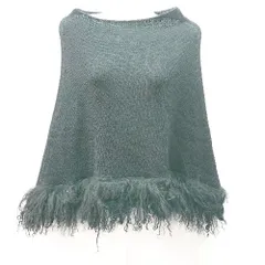 ◇ Rouge vif la cle ニット ファー ナイロン 無地 ロング タイト スカート サイズ表記なし ブラック レディース E  【1304050042102】