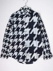 Paul Smithポールスミス メインライン ビッグチェック千鳥格子ハンドトゥース総柄 長袖シャツ【S】【MSHA80563】