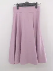 ◇ N. Natural Beauty Basic 膝下丈 フレア スカート サイズM ピンク系 レディース E  【1304100018101】