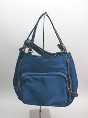 ◇ DECOY デコイ ポケット多数 バッグ ブルー レディース E  【1304120024625】