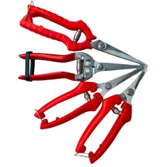 エダキリバサミ 剪定ばさみ 枝切りバサミ ハサミ 枝切りはさみ 園芸ハサミ 芝生 剪定鋏 植木ハサミ 剪定ハサミ 園芸用品 芝刈り ガーデニング用品 剪定バサミ 枝切り鋏 4本セット