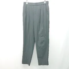 ◇ GLOBAL WORK カジュアル シンプル タック ウエストゴム テーパードパンツ サイズXL ブラック レディース E  【1304210001666】