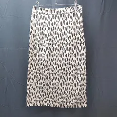 ◇ Vipoa ヴィポア 豹柄 レオパード ストレッチ 綺麗め ロング タイト スカート サイズM ベージュ系 レディース E  【1304210009914】