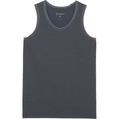 C3fit 시스리핏트 울 블렌드 메쉬 탱크 바디 케어 노컷 슬리브 여성 · gcw84301-dc, 다크 차콜