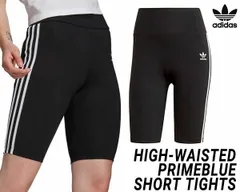 アディダス オリジナルス レディース ハイウエスト ショートタイツ adidas Originals HW SHORT TIGHTS BLACK gn2842 22024 アディカラー  PRIMEBLUE ブラック
