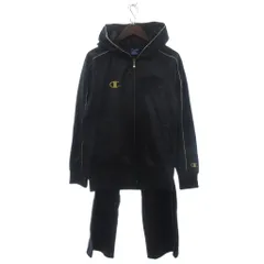 チャンピオン CHAMPION 魔裟斗モデル セットアップ ジャージ ジャケット パンツ CW1316 CW1366 黒 ブラック ゴールドカラー M L