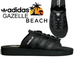 アディダス ガゼル ビーチ スライド ウィメンズadidas GAZELLE BEACH W MAGBEI/FTWWHT/FTWWHT jq7422 サンダル レディース マジックベージュ フットウェアホワイト スニーカーサンダル