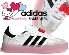 アディダス サンベエ ウィメンズ ハローキティ adidas SAMBAE W HELLO KITTY FTWWHT/CORBLACK/CLP ig4450 レディース サンベイ 厚底 スニーカー リボン