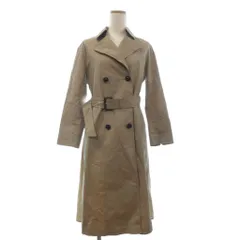 クミキョク 組曲 KUMIKYOKU トレンチコート ロング丈 長袖 コットン ベージュ S3 ■FF