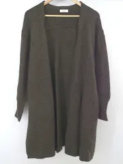 ◇ BEAUTY & YOUTH UNITED ARROWS 長袖 ニット ガウン カーディガン ダークブラウン系 レディース E  【1304260025551】