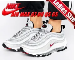 エアマックス 97 GS NIKE AIR MAX 97 QS(GS) metallic silver/varsity red 918890-001 レディース スニーカー エア マックス