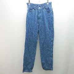 ◇ vis-à-vis ビザビ ウエストゴム シンプル オシャレ オールシーズン デニムパンツ サイズM ブルー系 レディース E  【1305020004236】