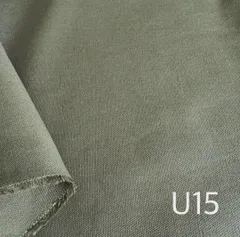 S1【アウトレット品】生地 薄手帆布 U15ダークオリーブグレイ 1.5M