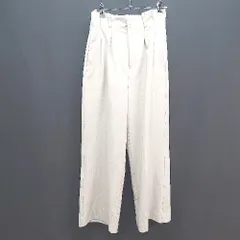 ◇ JEANASIS ジーナシス ４タック シンプル ファスナー ストレートパンツ サイズSMALL ホワイトベージュ レディース E  【1305020007084】