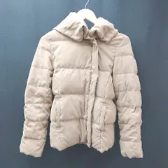 ◇ HUNCH ハンチ ジップアップ ダウン50％ 防寒 あったかい 秋冬 長袖 ジャケット サイズM ブラウン レディース E  【1305020006933】のサムネイル