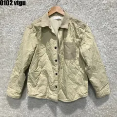 ザラ キルティング シャツ ジャケット ベージュ m