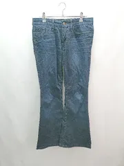 ◇ JOE'S ジョーズ フレア ステッチ 無地 デニムパンツ サイズ26 ブルー系 レディース E  【1305020022315】