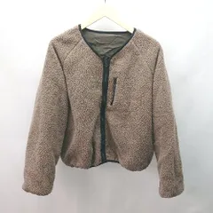 ◇ titivate ティティベイト リバーシブル ボア生地 長袖 ブルゾン サイズM ブラウン/カーキ レディース E  【1305020025606】のサムネイル